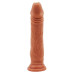 Кофейный фаллоимитатор Lascivious Dildo - 21,4 см.