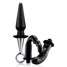 Набор PROSTATE   BUTT PLUG SET из рукояти и 3 насадок