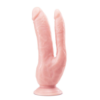 Телесный фаллоимитатор 8 Inch DP Cock - 20,32 см.