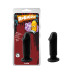 Черный анальный фаллоимитатор Evil Dildo Plug M - 12,5 см.