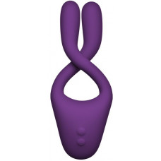 Фиолетовый вибростимулятор Bendable Multi Erogenous Zone Massager with Remote