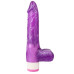 Фиолетовый вибратор Luv Pleaser - 20 см.