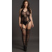 Непрозрачный боди-комбинезон Lace Suspender Bodystocking