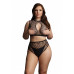 Эротический комплект Duo Net Key-Hole Bra Set