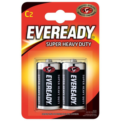 Батарейки EVEREADY SUPER R14 С 1,5V - 2 шт.