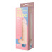 Телесный вибромассажёр Vibro Realistic Cock Dildo - 18 см.