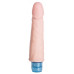 Телесный вибромассажёр Vibro Realistic Cock Dildo - 17,5 см.