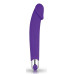 Фиолетовый вибратор Rechargeable IJOY Silicone Dildo - 16,5 см.