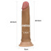 Фаллоимитатор 7 Dual layered Platinum Silicone Cock - 18,5 см.