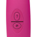 Ярко-розовый клиторальный вибратор Wellness Spa - 28,5 см.