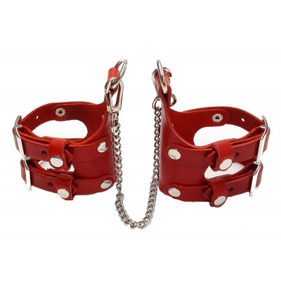 Красные изящные наручники Ellada