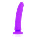 Фиолетовый фаллоимитатор из силикона Delta Сlub Toys Dong Purple Silicone - 20 см.