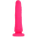 Розовый фаллоимитатор из силикона Delta Сlub Toys Dong Pink Silicone - 23 см.