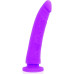 Фиолетовый фаллоимитатор из силикона Delta Сlub Toys Dong Purple Silicone - 23 см.