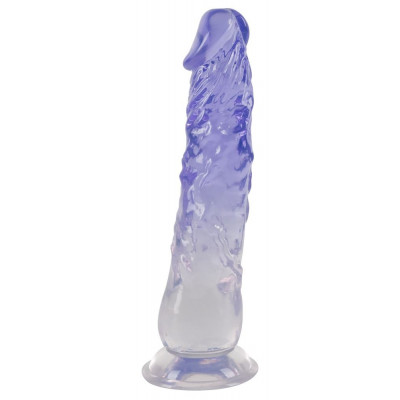 Прозрачный фаллоимитатор Clear Dildo на присоске - 22,5 см.