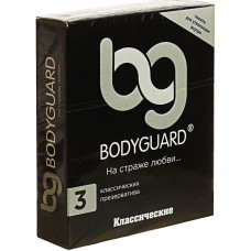 Классические гладкие презервативы Bodyguard - 3 шт.