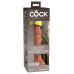 Кофейный фаллоимитатор 6  Silicone Dual Density Cock - 17 см.