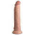 Телесный фаллоимитатор 9  Silicone Dual Density Cock - 25,4 см.