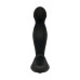 Черный вибростимулятор простаты Adam s Rotating P-spot Massager - 14,2 см.