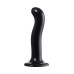 Черный стимулятор для пар P G-Spot Dildo Size M - 18 см.