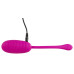 Лиловое виброяйцо Super Soft Silicone Love Ball
