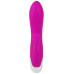 Лиловый вибратор-кролик Super Soft Silicone Sucking Vibrator - 20 см.