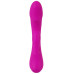 Лиловый вибратор-кролик Super Soft Silicone Rabbit Vibrator - 17,7 см.