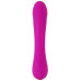 Лиловый вибратор-кролик Super Soft Silicone Rabbit Vibrator - 17,7 см.