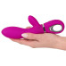 Лиловый вибратор-кролик Super Soft Silicone Rabbit Vibrator - 17,7 см.