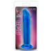 Синий анальный фаллоимитатор Sweet N Small 6 Inch Dildo With Suction Cup - 16,5 см.