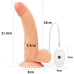 Женский страпон с вибрацией Vibrating Easy Strapon Set 8.5 - 21,5 см.