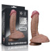 Фаллоимитатор-мулат 7.5 Dual layered Platinum Silicone Cock - 19,5 см.