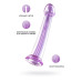 Фиолетовый фаллоимитатор Jelly Dildo M - 18 см.