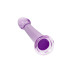 Фиолетовый фаллоимитатор Jelly Dildo M - 18 см.