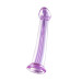 Фиолетовый фаллоимитатор Jelly Dildo M - 18 см.