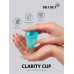 Бирюзовая менструальная чаша Clarity Cup S