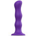 Фиолетовая насадка Strap-On-Me Dildo Geisha Balls size M