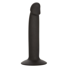 Черный анальный фаллоимитатор Silicone Slim Anal Stud