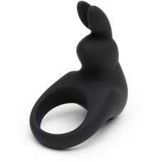 Черное эрекционное виброкольцо Happy Rabbit Rechargeable Rabbit Cock Ring