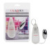 Серебристая гладкая вибропуля Vibrating Silver Bullet