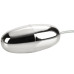 Серебристая гладкая вибропуля Vibrating Silver Bullet