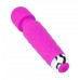 Фиолетовый перезаряжаемый wand-вибратор - 20,5 см.