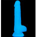 Светящийся в темноте фаллоимитатор 7 Inch Lumino Play Silicone Dildo - 18 см.