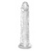 Прозрачный фаллоимитатор 8 Inch Dildo - 21,8 см.