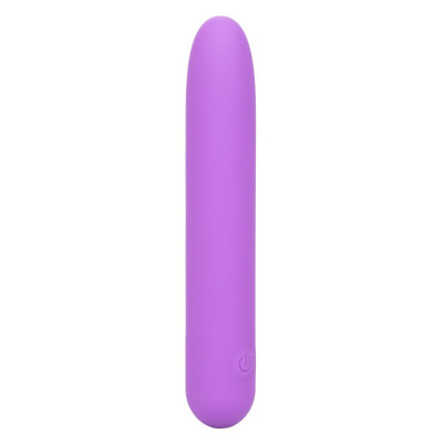 Фиолетовый мини-вибратор Bliss Liquid Silicone Mini Vibe - 10,75 см.