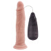 Телесный вибратор на присоске G-spot Beast Vibrator Dildo - 21,4 см.