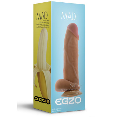 Ультра реалистичный фаллоимитатор Mad Banana - 20 см. FFF