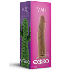 Реалистичный фаллоимитатор без мошонки Mad Cactus - 20,5 см.  FFF