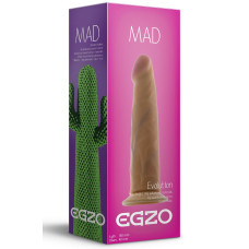 Телесный фаллоимитатор без мошонки Mad Cactus - 18,5 см.  FFF