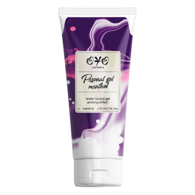 Интимная смазка на водной основе с пролонгирующим эффектом OYO Personal Gel Menthol - 50 мл. FFF